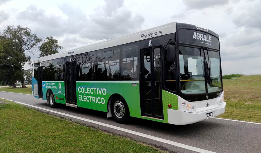 Agrale presentó el primer bus eléctrico fabricado en Argentina Runrún